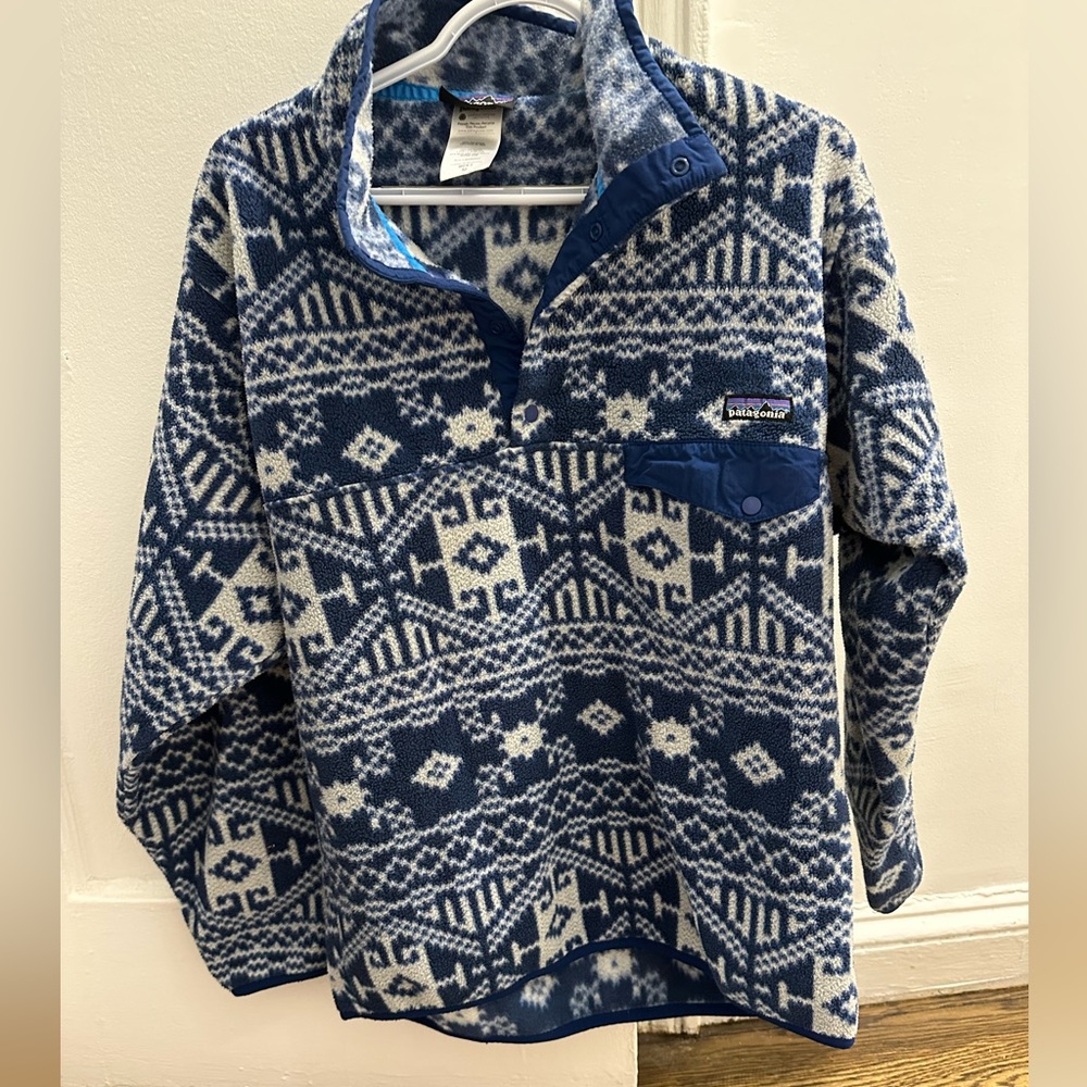 Patagonia fleece pullover quarter snap